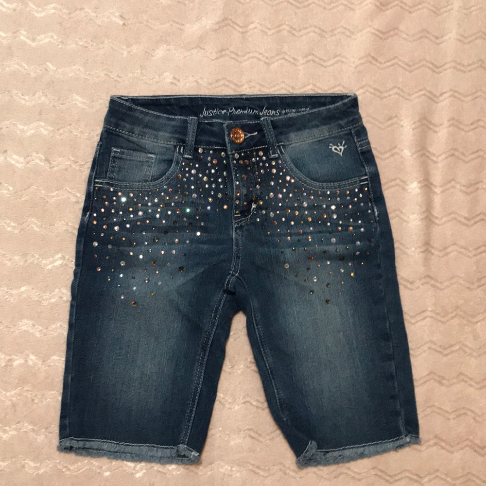 3/$10 Bejeweled Justice Bermuda Shorts